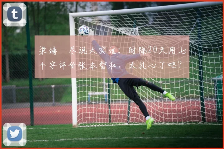 梁靖崑尽说大实话：时隔20天用七个字评价张本智和，太扎心了吧？